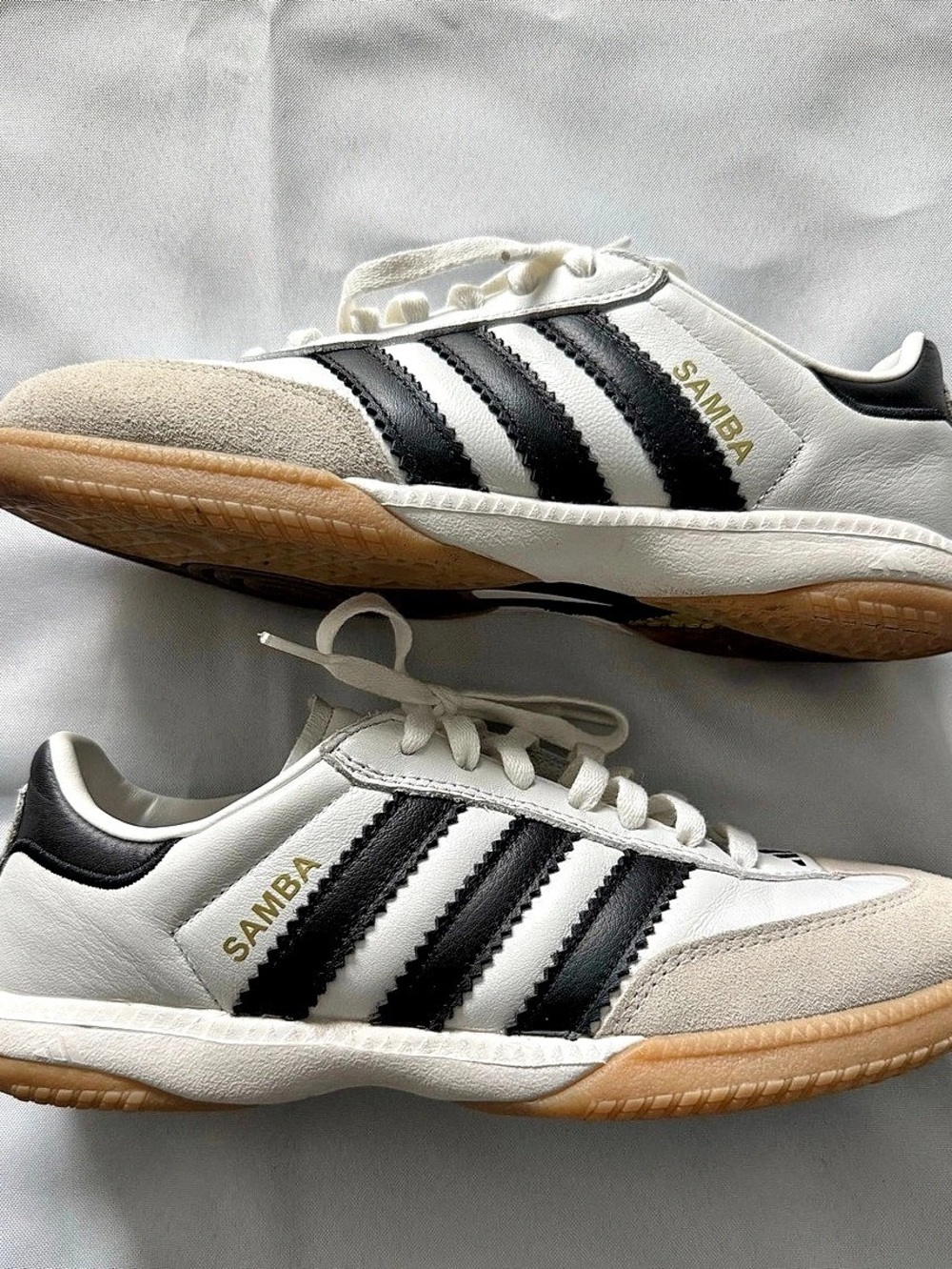 Adidas Samba Sneakers White & Black US 8 men/women 9